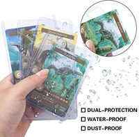 Lot de 200 protège-cartes en plastique rigide de qualité supérieure de 3 x 4 pouces, 35 points, pour cartes de baseball