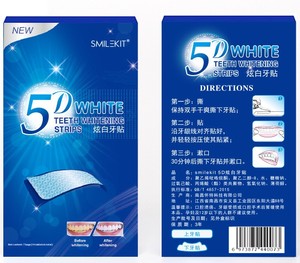Technologie avancée de bandes de blanchiment des dents 3D 5D 9D à saveur de menthe Traitement de blanchiment des dents amélioré - Product Image 6