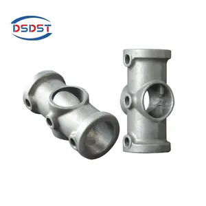 Direct Sales Cast Structural Head Pipe Fittings Fastened Screw Cross Key Clamp Handrail Connectors OEM Customized Support