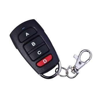 YET084 433mhz 4key Universal Duplicator Clone Learning Fixed Code Rf Remote Control for Gate Security System Garage Door Motor