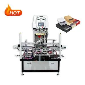 Semi-automatic Rigid Drawer Box Folding Machine Bubble Press Forming Making Machine