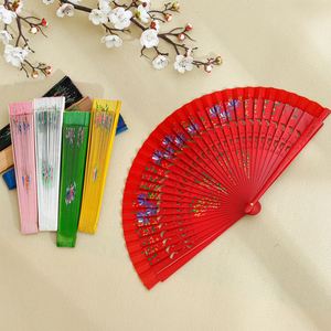 QM Spain <b>Wooden</b> Double-sided Hollowing Folding Hand Fan Eco-Friendly Durable Wedding Custom Silk Screen Printed <b>Gift</b> - Product Image 1