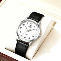 Montre d'examen pour fonctionnaires unisexe MIYOTA Mouvement à quartz 42mm Verre 20mm Boîtier en alliage