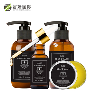 Nhãn hiệu riêng tự nhiên hữu cơ làm sạch chải chuốt làm mềm người đàn ông râu dầu râu tăng trưởng Kit Vegan râu chăm sóc bộ - Product Image 5