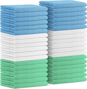 Paños de Limpieza Altamente Absorbentes, Sin Pelusa, Reutilizables y Lavables, Toallas de Microfibra para Autos - Product Image 1