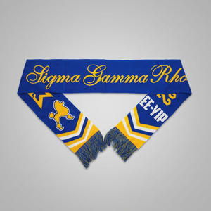 Bufanda Tejida de Algodón/Poliéster/Spandex de Sigma Gamma Rho, Accesorios de Moda, Color y Talla Personalizables, Duradera, Protección para Exteriores - Product Image 3