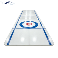 Piste de hockey sur glace synthétique UHMWPE, patinoires à roulettes, planches de patinage sur glace avec panneaux de glace synthétique UHMWPE