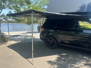 Fabricante de Artículos para Exteriores, Nueva Llegada, Toldo Retráctil <span class=keywords><strong>Impermeable</strong></span> para Camping, 4x4 Todoterreno, <span class=keywords><strong>Plegable</strong></span>, 270 Grados, Autoportante - Product Image 4