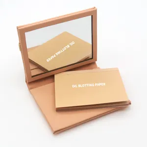 Face Oil Blotting Paper Custom logo New Packaging Portable Face Oil Removal Control Paper