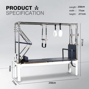 Máquina de entrenamiento de estudio de Yoga de aluminio comercial Pilates Aluminio 3 en 1 Pilates Cadillac Reformer - Product Image 6