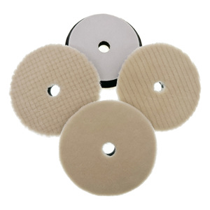 Tampons de polissage en <span class=keywords><strong>laine</strong></span> de 6 pouces, trois styles, à fixation auto-agrippante, tampons de lustrage en feutre de <span class=keywords><strong>laine</strong></span> pour l'élimination des rayures et le polissage du verre automobile - Product Image 5