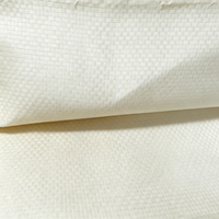 Sacs tissés en PP laminés en papier kraft de qualité alimentaire de 25 kg, sacs d'emballage étanches à la humidité avec couture centrale pour céréales alimentaires