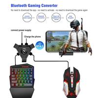 HXSJ V100 Set Keyboard Gaming Satu Tangan 35 Tombol Mini Portabel RGB Backlit Kabel Mekanik Anti-Ghosting Mouse Keyboard untuk PC
