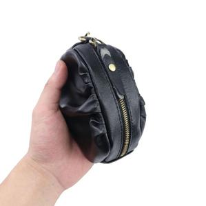Portefeuille pour femme en cuir de vachette de luxe, porte-monnaie en cuir véritable, pochette pour cartes de crédit - Product Image 5
