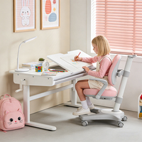 Bureau d'étude pour enfants à hauteur et inclinaison réglables avec tiroir amovible et design ergonomique pour les enfants en croissance, utilisation à l'école et dans la chambre
