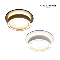 Accessoires d'éclairage intérieur personnalisés fabriqués en Chine, support de downlight GX53, spot standard encastré rond, boîtier d'éclairage GX53