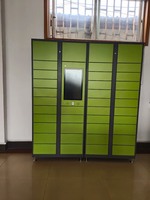 Casier intelligent pour colis, code-barres pour personnel, supermarché, livraison extérieure, livraison express, casier intelligent pour colis