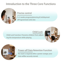 Thermostat intelligent WiFi HY533 pour chauffage au sol 230V, contrôleur de température Tuya Smart Home pour appartements intelligents