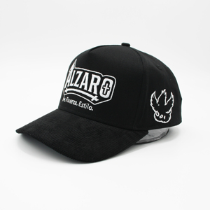<span class=keywords><strong>Gorra</strong></span> <span class=keywords><strong>de</strong></span> béisbol <span class=keywords><strong>de</strong></span> 5 paneles <span class=keywords><strong>de</strong></span> alta calidad, estilo vintage, con logo 3D bordado, visera <span class=keywords><strong>de</strong></span> pana y sarga, ideal para camping y fiestas callejeras. - Product Image 3