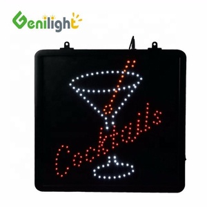 Wholesale Custom LED <strong>Cocktails</strong> Neon Light <strong>Sign</strong> Indoor Use for Business &amp; Self-Service 1-Year Warranty SDK Function OEM Supplier - Product Image 2