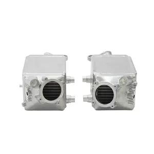 JSY0698 Sistema de enfriamiento automático portátil plateado BM * W M5 M6 F06 F10 F12 F13 M6 Gran Coupe Intercooler de coche de carreras de aluminio - Product Image 3