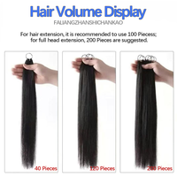 Extensions de cheveux invisibles ultra-fines de 3e génération - 100% cheveux humains réels, micro-liens sans couture, sans nœuds après lavage, qualité supérieure
