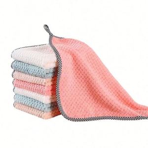 Chiffon de nettoyage absorbant en velours corail pour la cuisine, antiadhésif et anti-graisse, à suspendre - Product Image 1