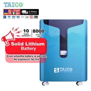 Batterie au lithium-ion TAICO pour stockage d'énergie solaire domestique 15 kWh 51,2 V 300 Ah 16 kWh Li-ion Prix - Product Image 2