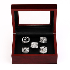 Anillo de campeonato de Antonio Spurs Europa y América Anillo clásico nostálgico conmemorativo popular - Product Image 6