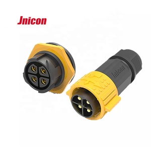 Jnicon giá tốt nhất M25 kết nối không thấm nước Nam Nữ Cáp ổ cắm kết nối IP67 đẩy khóa kết nối - Product Image 4