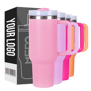 แก้วน้ำเก็บความร้อนแบบมีหูจับ สแตนเลสสองชั้น ขนาด 40 ออนซ์ สำหรับเดินทาง พิมพ์โลโก้ได้ตามสั่ง ขายส่งสำหรับบ้านและสำนักงาน - Product Image 2