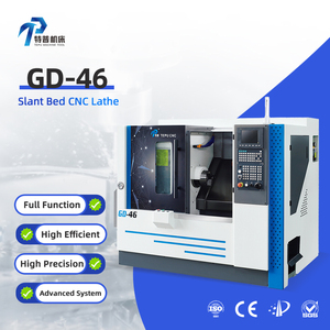 TEPU High <strong>Precision</strong> <strong>CNC</strong> <strong>Turning</strong> Lathe Machine Tool Horizontal Slant Bed <strong>CNC</strong> Lathe Machine - Product Image 2