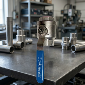 Vanne à bille en acier inoxydable CF8 CF8M de qualité supérieure, 1 pièce, à passage complet, filetée NPT BSP, à levier - Product Image 3