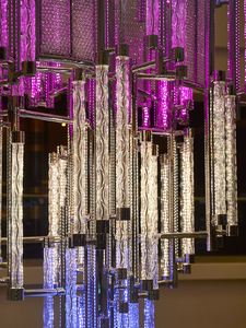 Ecojas thiết kế mới RGBW DMX512 lớn dự án chiếu sáng cho sảnh khách sạn trung tâm mua sắm đèn chùm - Product Image 6