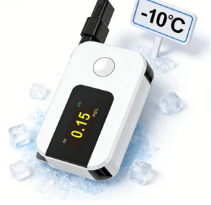 Aectec K1 Testeur d'alcool professionnel à pile à combustible, échauffement en 0s, plage de 0,400 % <span class=keywords><strong>BAC</strong></span>, enregistrement et stockage, pour la sécurité personnelle et au lieu de travail - Product Image 1