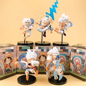 ฟิกเกอร์อนิเมะแบบกล่องสุ่ม 3 ชิ้น ขนาดใหญ่ ลูฟี่ เกียร์ 5 พร้อมฐานฉากและอุปกรณ์เสริมสำหรับตั้งโชว์สะสม - Product Image 2