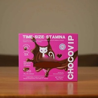 Vente en gros de chocolat pour femmes, boîtes-cadeaux de luxe en carton ondulé pour les compléments alimentaires à base de plantes Pink Pussycat Chocovip