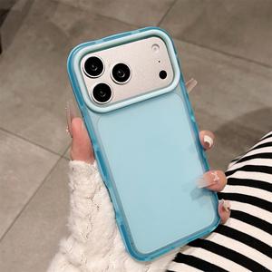 Coque transparente bicolore mate de style INS coréen et japonais pour iPhone 17/16/18 Pro Max - Product Image 3