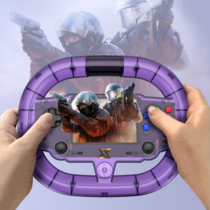 Consola <span class=keywords><strong>de</strong></span> juegos portátil con pantalla HD Retro clásica <span class=keywords><strong>de</strong></span> 3,5 pulgadas con diseño <span class=keywords><strong>de</strong></span> volante, reproductor <span class=keywords><strong>de</strong></span> juegos Retro - Product Image 6