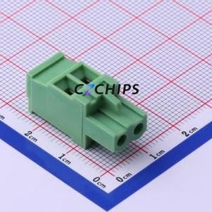 XY2500F-AV-5.0-2P Plug-in Terminal Block P=5mm Connector ( Connector Type: Plug )( Construction: 1x2P )( Pitch: 5mm ) - Product Image 1