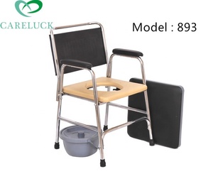 Portable <strong>Folding</strong> Portable Steel <strong>Commode</strong> Chair Stainless Small Steel <strong>Folding</strong> Bedside <strong>Commode</strong> Seat Toilet Chair for Adults - Product Image 5
