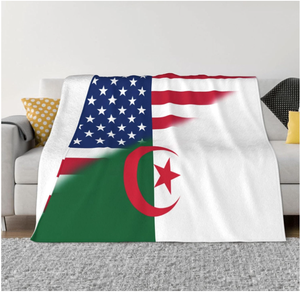 Couverture Algérie en flanelle toutes saisons pour canapé, lit et cinéma – Taille complète - Product Image 4