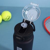 Bouteille d'eau Kecolove 1000 ml personnalisable, anti-fuite, sans BPA, pour le sport, l'école, les voyages en plein air, la salle de sport, avec poignée, couleur dégradée