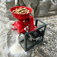 Moulin à Grains Électrique Domestique/Commercial, Broyeur d'Herbes Sèches/Humides, Machine à Moudre le Manioc, les Grains et les Épices, Prix du Moulin à Farine