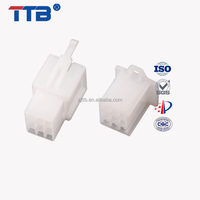 Conector automotriz de nailon 2,8/21, Conector de coche de 2,8-9 orificios, enchufe de conexión de cable, controlador de circuito de motocicleta