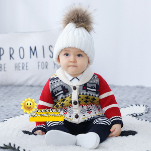 Nuevos cárdigans <span class=keywords><strong>de</strong></span> punto <span class=keywords><strong>para</strong></span> bebés <span class=keywords><strong>de</strong></span> otoño e invierno, suéteres, chaquetas y suéteres <span class=keywords><strong>para</strong></span> niños con collares <span class=keywords><strong>para</strong></span> bebés - Product Image 3