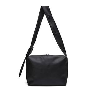 Nueva Llegada al por Mayor, Bolsa de Pecho de Cuero Cuadrada Horizontal de Estilo Japonés Retro Simple para Hombre, Bolsa Cruzada de Viaje Moderna - Product Image 5