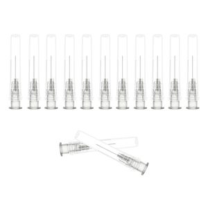Aiguilles hypodermiques stériles jetables pour seringues 18G 21G 23G 25G 27G 30G 32G 34G 4mm 8mm 13mm 25mm Aiguilles vétérinaires aiguisées - Product Image 1