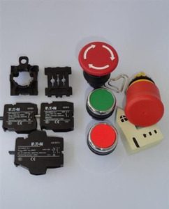 ชุดปุ่มไฟ M22 Eaton 1NO1NC 500V สวิตช์แบบแมนนวล40A - Product Image 6