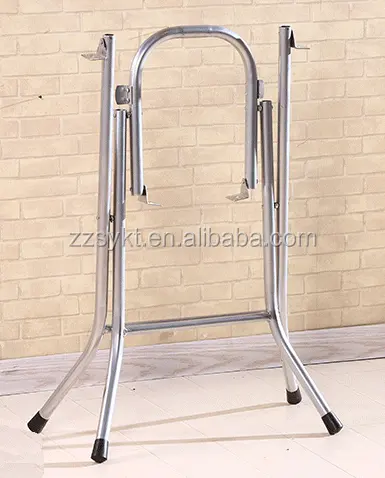 Tube Foldable Table Legs Dining Table Powder Adjustable U Shape Color Metal Coating Round Steel Modern Customized Folding